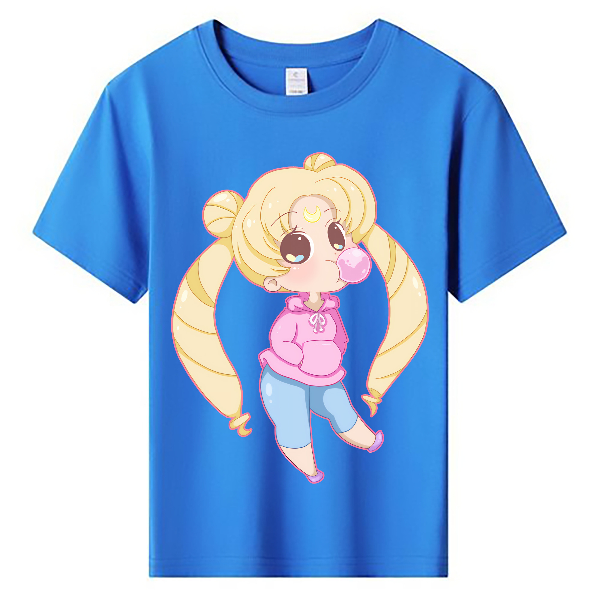 （画像用） 美少女戦士セーラームーン 愛野 美奈子 あいの みなこ Sailor Moon Aino Minako 綿100％キッズTシャツ（フロントプリント）